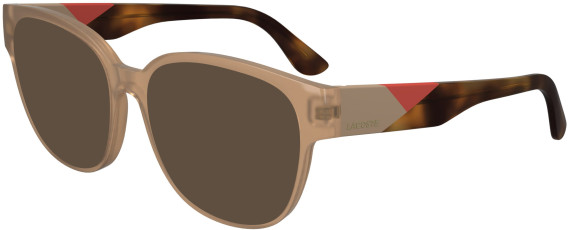 Lacoste L2953 sunglasses in Transparent Caramel