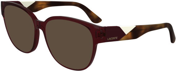 Lacoste L2953 sunglasses in Transparent Burgundy