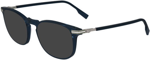 Lacoste L2954 sunglasses in Transparent Blue