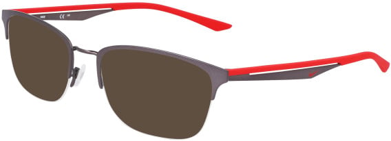 Nike NIKE 4316 sunglasses in Satin Gunmetal/University Red