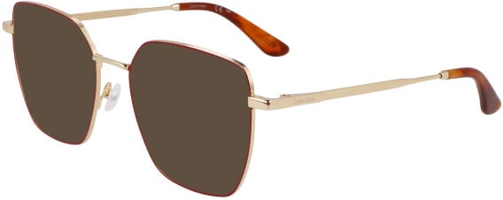 Calvin Klein CK24105 sunglasses in Gold/Burgundy
