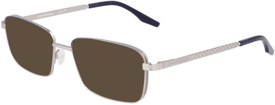 Converse CV1012 sunglasses in Satin Silver/Uncharted Waters