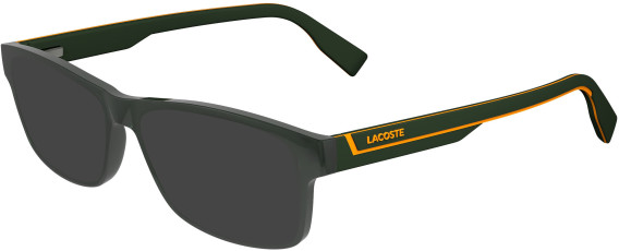 Lacoste L2707N-55 sunglasses in Matte Green