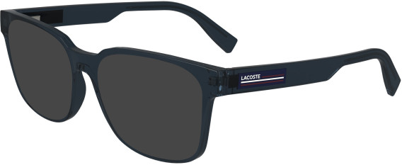 Lacoste L2947 sunglasses in Transparent Blue