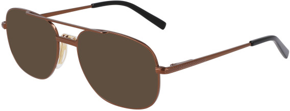 Marchon NYC M-9010-55 sunglasses in Shiny Brown