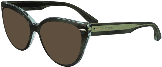 Calvin Klein CK24514 sunglasses in Striped Grey/Azure