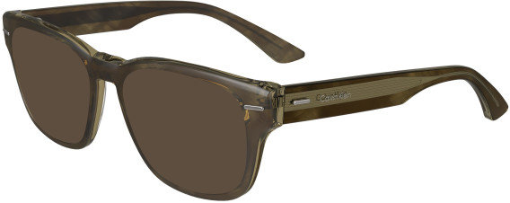Calvin Klein CK24521 sunglasses in Striped Brown