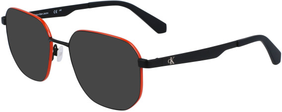 Calvin Klein Jeans CKJ23222 sunglasses in Matte Black/Orange