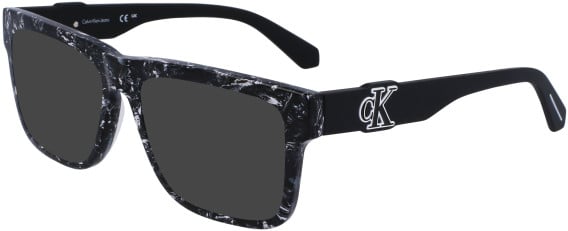 Calvin Klein Jeans CKJ23647 sunglasses in Black/White