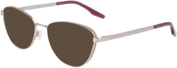 Converse CV1014 sunglasses in Satin Silver/Dahlia