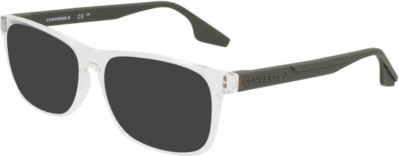 Converse CV5104 sunglasses in Crystal Clear/Cave Green