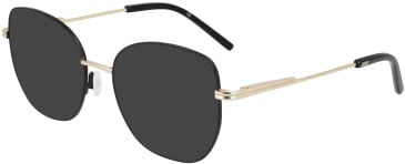 DKNY DK1034 sunglasses in Black/Gold