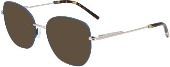 DKNY DK1034 sunglasses in Teal/Silver
