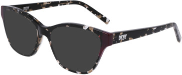 DKNY DK5057 sunglasses in Black Tortoise/Plum