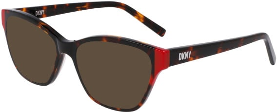 DKNY DK5057 sunglasses in Dark Tortoise/Red