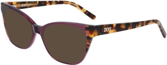 DKNY DK5058 sunglasses in Plum/Tokyo Tortoise