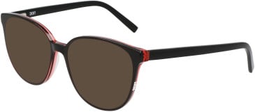 DKNY DK5059 sunglasses in Black/Coral Laminate