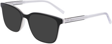 DKNY DK5065 sunglasses in Black/White Laminate