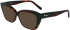 FERRAGAMO SF2938N sunglasses in Tortoise/Dark Green