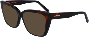 FERRAGAMO SF2939N sunglasses in Black/Tortoise