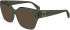 FERRAGAMO SF2983 sunglasses in Transparent Khaki