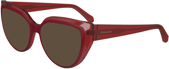 FERRAGAMO SF2984 sunglasses in Transparent Red/Red