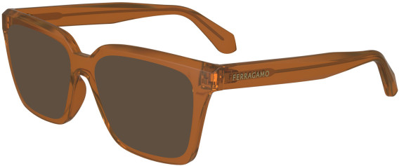 FERRAGAMO SF2985 sunglasses in Transparent Caramel