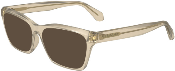 FERRAGAMO SF2986 sunglasses in Transparent Beige