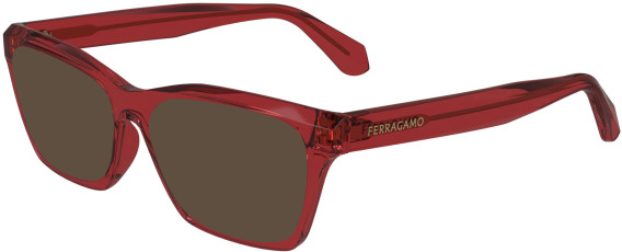 FERRAGAMO SF2986 sunglasses in Transparent Red