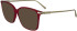 FERRAGAMO SF2992 sunglasses in Transparent Burgundy