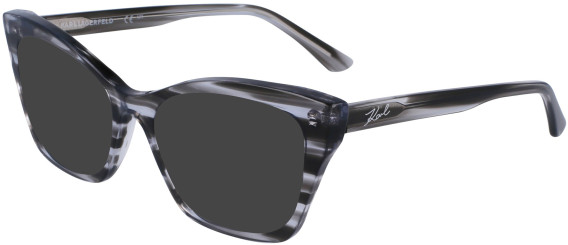 Karl Lagerfeld KL6134 sunglasses in Striped Grey