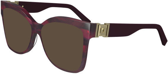 Karl Lagerfeld KL6149 sunglasses in Striped Wine/Purple
