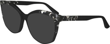 Karl Lagerfeld KL6154 sunglasses in Black/Marble Black