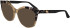 Karl Lagerfeld KL6154 sunglasses in Brown/Marble Brown