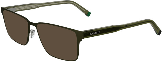 Lacoste L2297 sunglasses in Khaki