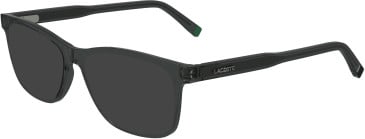 Lacoste L2945 sunglasses in Transparent Grey