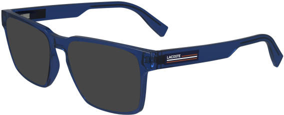 Lacoste L2948 sunglasses in Transparent Blue