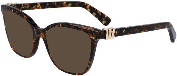 Lanvin LNV2648 sunglasses in Textured Brown Gold