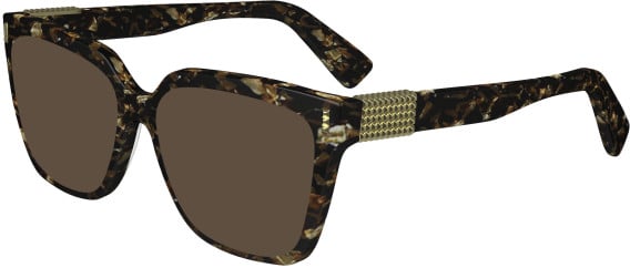 Lanvin LNV2652 sunglasses in Textured Brown Gold