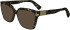 Lanvin LNV2652 sunglasses in Textured Brown Gold