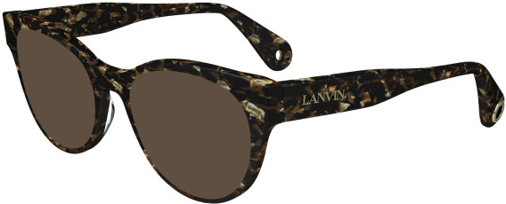 Lanvin LNV2654 sunglasses in Textured Brown Gold