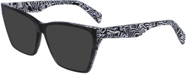 Liu Jo LJ2789 sunglasses in Textured Grey/Black White