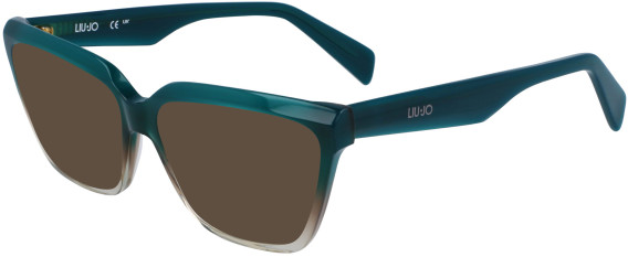 Liu Jo LJ2801-53 sunglasses in Gradient Green/Khaki