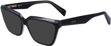 Liu Jo LJ2801-55 sunglasses in Black/Grey
