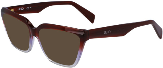 Liu Jo LJ2801-55 sunglasses in Gradient Mahogany/Violet