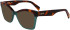 Liu Jo LJ2802 sunglasses in Blonde Tortoise/Green