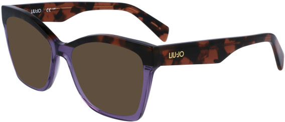 Liu Jo LJ2802 sunglasses in Dark Tortoise/Violet