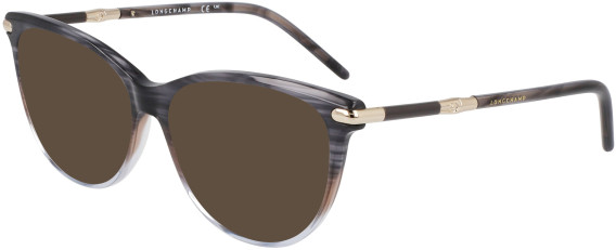 Longchamp LO2727 sunglasses in Gradient Grey Azure