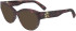 Longchamp LO2728 sunglasses in Textured Red