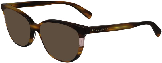 Longchamp LO2739-49 sunglasses in Striped Havana